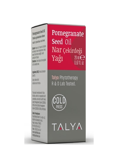 Talya Soğuk Sıkım %100 Saf ve Doğal Nar Çekirdeği Yağı 20 ML
