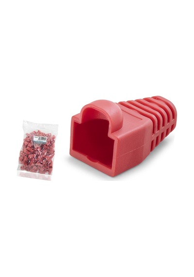 Rj45 Konnektör Papuç 100 Lü Paket - Kırmızı Nd2430 Evimdeyokyok