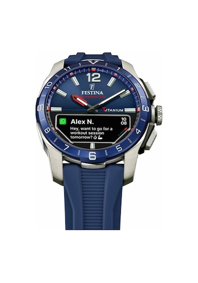 Festına F23000/1 Connected D Blue Erkek Kol Saati Gri - Lacivert