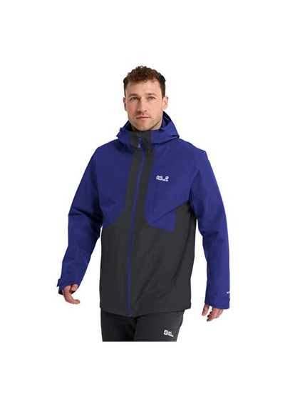 Jack Wolfskin Stonetraıl 3ın1 Jkt M Erkek Outdoor Montu 3'ü 1 Arada A66291-285 Siyah