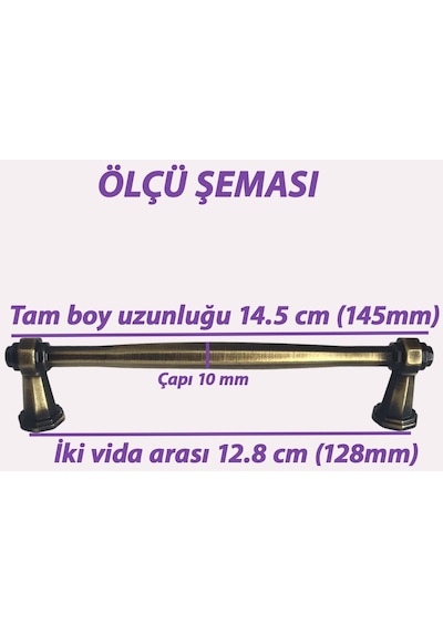 15 Adet Padişah Kulp 128 Mm Antik Sarı Mutfak Kulpu Çekmece Dolap Kapak Kulbu Metal Mobilya Dolabı Kulpları