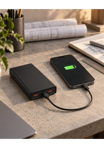 ENERX Enr-p20c 20000 Mah 2.1 Amper Powerbank Siyah