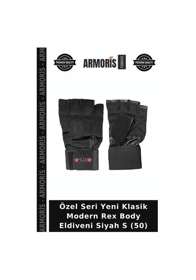 Özel Seri Yeni Klasik Modern Rex Body Eldiveni Siyah S 50 Dİğer