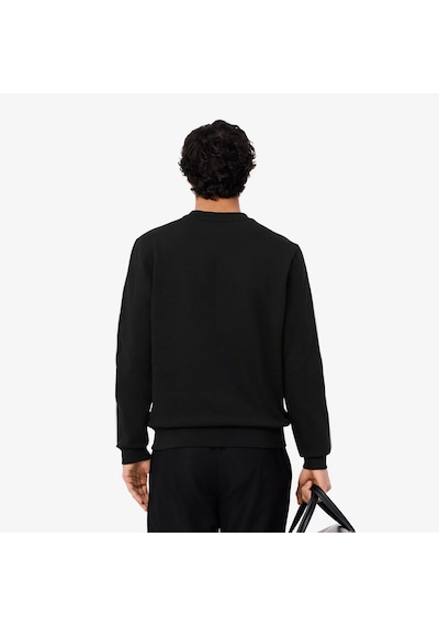 Lacoste Sh9818 Erkek Sweatshirt Siyah