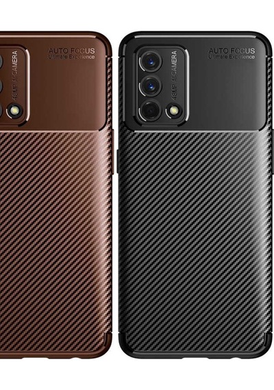 Oppo A74 4G Kılıf Zore Negro Karbon Tasarım Silikon Kılıf