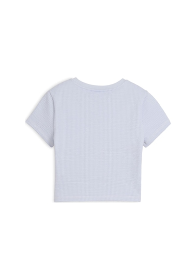 Puma Dare To Textured Baby Kadın Tişört 629806 47 Mavi
