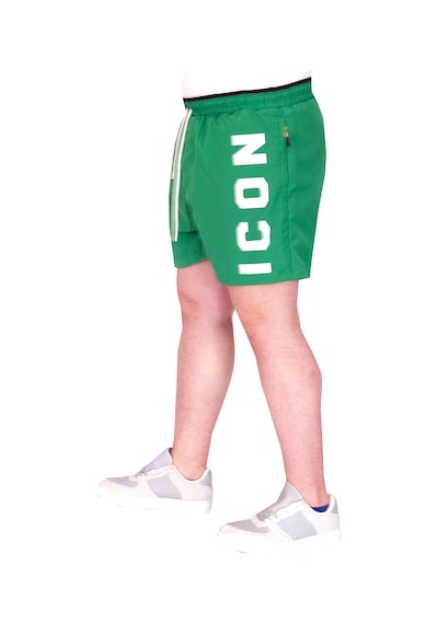 Mode Xl Büyük Beden Erkek Deniz Şortu Icon U25402 Yeşil Yeşil