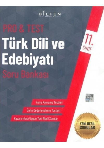 11.Sınıf Pro&Test Türk Dili ve Edebiyatı Soru Bankası -  Bilfen Yayınları