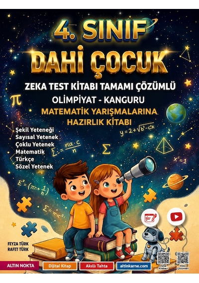 Altın Nokta Yayınları 4.sınıf Bilsem-kanguru-olimpiyat Sınavlarına Hazırlık Seti 6 Kitap