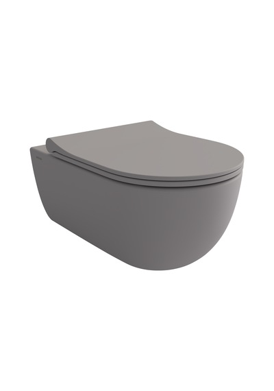Bocchi V-tondo Rimless Asma Klozet - Mat Gri - 1416-006-0128 Beyaz
