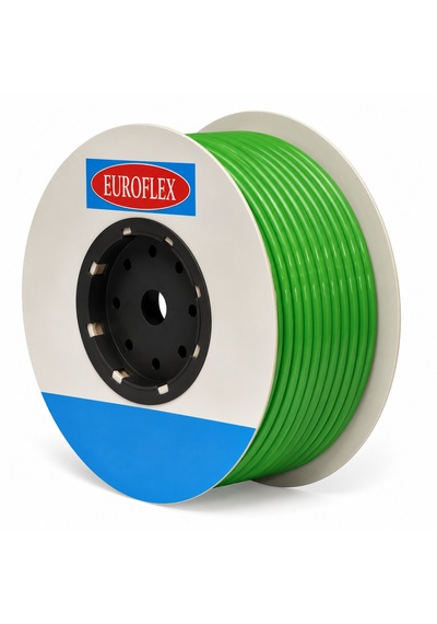 Euroflex 6,5x10 Mm 100 Metre Yeşil Poliüretan Pnömatik Hava Hortumu 1 Top Eu6510