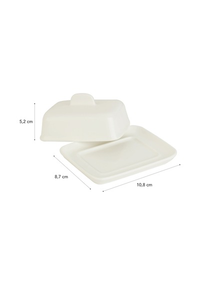 Madame Coco Petit Concept Kapaklı Mini Tereyağlık 1ktaba06678,7x10,8x5,2cm-std