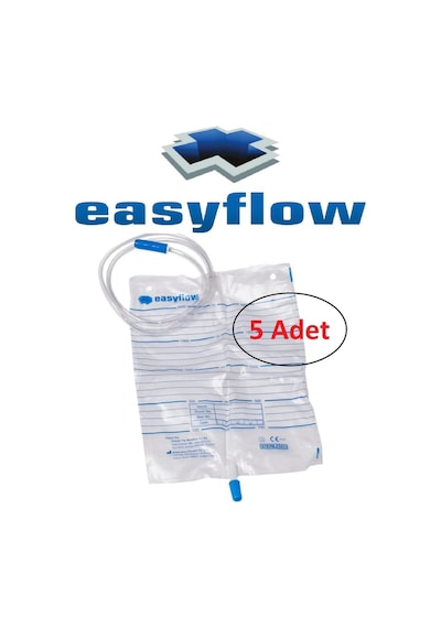 Musluklu Steril Idrar Torbası 2000 Ml 5'li Paket