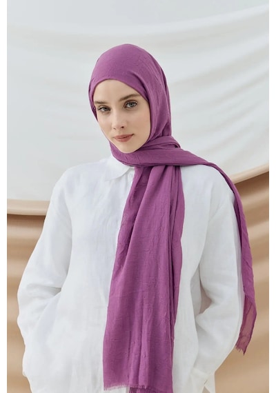 Deserto Fashion Bambu Şal Düz Renk-3562 Çok Renkli