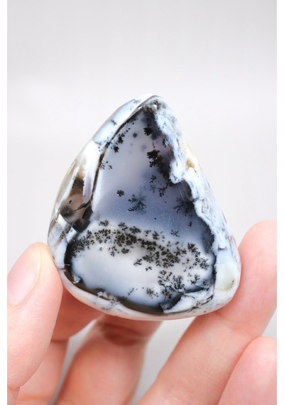 Alkimik Mavi Ve Altın Birleşimi: Cilalı Merlinit Dendritik Opal Numunesi