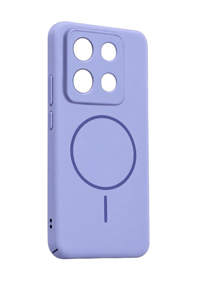 Xiaomi Redmi Note 13 4g Mika Pc Magsafe Kapak - Açık Mor Çok Renkli
