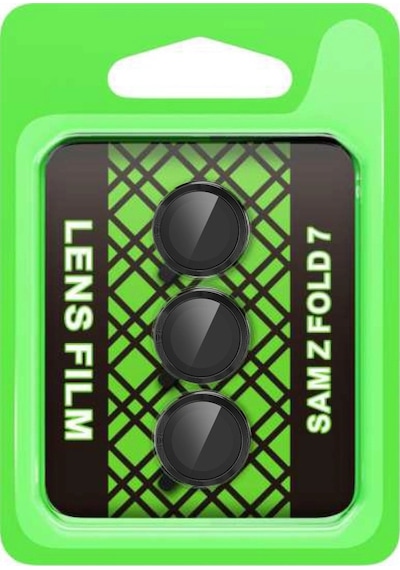 Samsung Galaxy Z Fold 7 Raze Metal Kamera Lens - Siyah