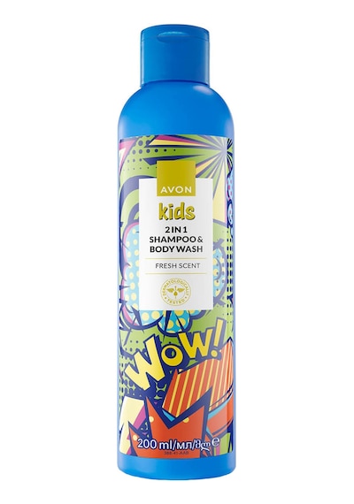 Kids Wow 2 Si 1 Arada Saç Ve Vücut Çocuk Şampuanı 200 Ml. Tüm Saçlar