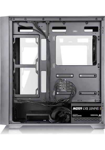 Thermaltake H390 Tg 650w 80plus Bronze Argb 4x120mm Fanlı Midt Atx Siyah Oyuncu Kasası