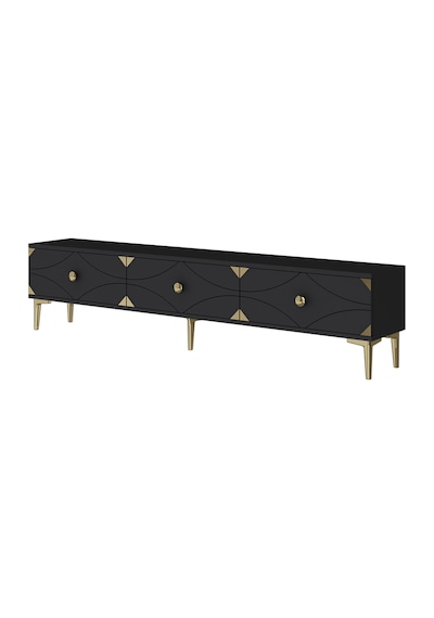 Tsa1897ag Alfa Tv Sehpası Antrasit-gold 180cm