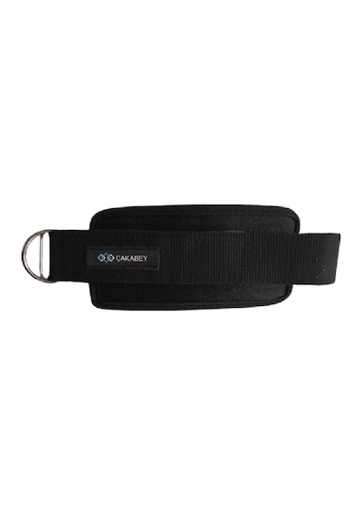 D Ring Fitness Ayak Bileği Ağırlık Çalışma Kemeri 1 Çift Siyah