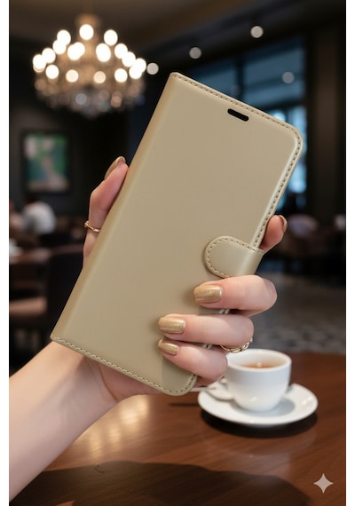 Apple Uyumlu iPhone 13 Kılıf Kapaklı Ve Cüzdanlı Stand Olabilen Deri Kılıf