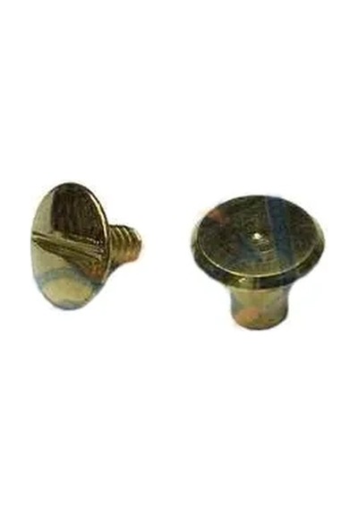 Cilt Menü, Katalog, Kartela Vidası, 6 Mm - Sarı, 100 Adet Çok Renkli