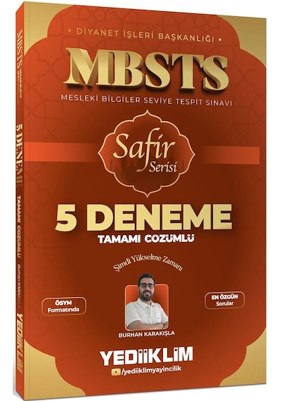 Yediiklim Yayınları Mbsts Safir Serisi Tamamı Çözümlü 5 Deneme Sınavı