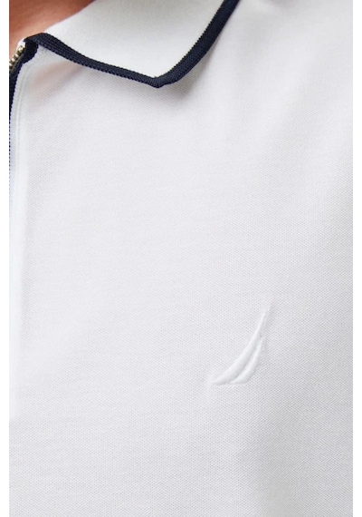 Nautica Erkek Beyaz Regular Fit Polo Yaka T-shirt-14587