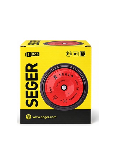 50fk1200 50f 12v Kalın Sesli Disk Korna Tekli Kırmızı Siyah