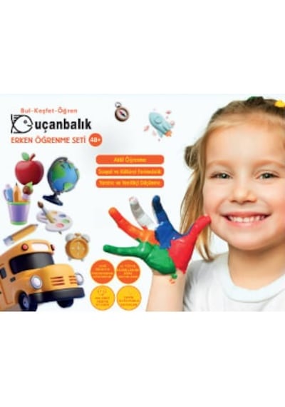 Uçanbalık 2025 Okul Öncesi 48+ Erken Öğrenme Seti 4+ Yaş