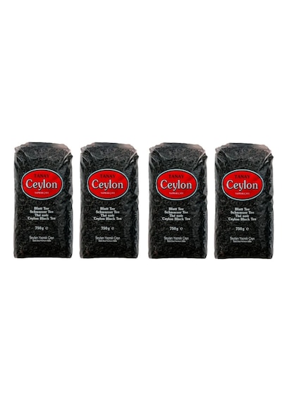 Tanay Ceylon İthal Yaprak Seylan Çayı 4 x 750 G