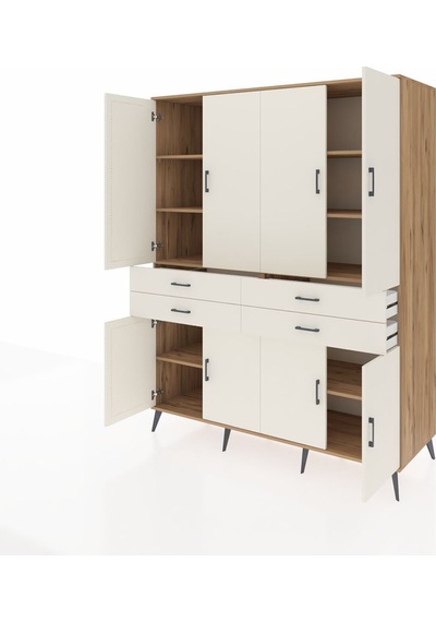 Kronos Gardrop 8 Raflı 4 Çekmeceli 8 Kapaklı 176x59x221 Çam-aytaşı Aytaşı Kronos Gardrop 8 Raflı 4 Çekmeceli 8 Kapaklı 176x59x221 Çam-aytaşı Aytaşı