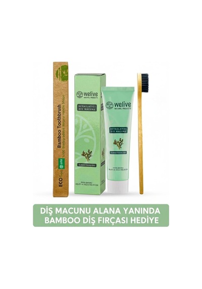 Bamboo Diş Fırçası & İzlanda Yosunlu Diş Macunu Seti - Doğal Ağız Bakımı Tam Koruma