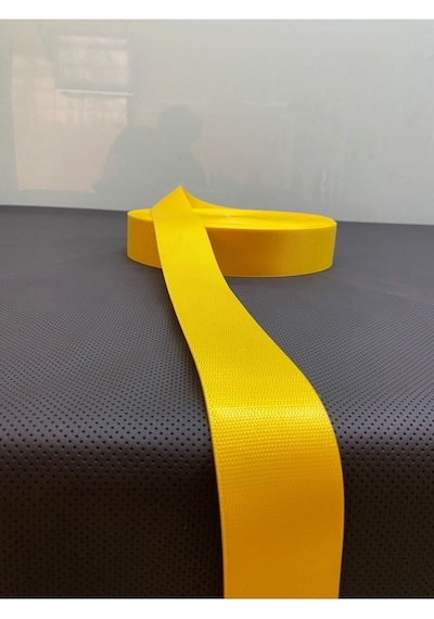Sarı Renkli Emniyet Kemeri 15 Metre 4cm Kemer