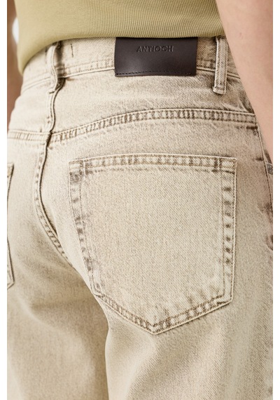 Antioch Regular Fit Erkek Jean Bej