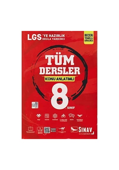 Sınav 8. Sınıf Tüm Dersler Konu Anlatımlı-yeni: Merkezi Sınavlara Hazırlık Sku: Zeusstk51c397b63e