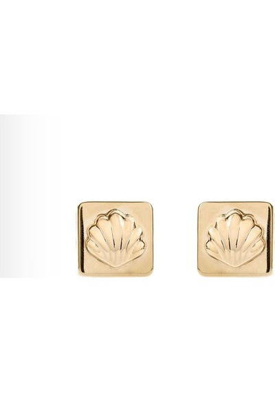 Çelik Galia Küpe Gold