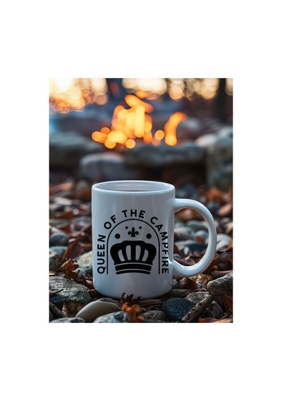 Kişiselleştirilebilir Queen Of The Campfire Kamp Kraliçesi Tasarımlı Hediyelik Kupa Bardak - 330 Ml Çok Renkli - 876197605 Çok Renkli - 876197605 Çok Renkli