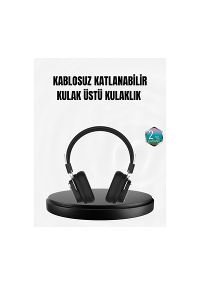 Kablosuz Bluetooth Kulak Üstü Kulaklık Kristal Ses Kalitesi Ve Ergonomik Yapı - Hs08379649-3085 Renkli