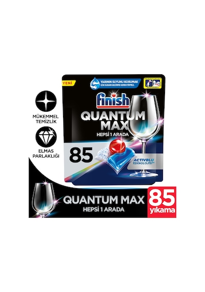 Finish Quantum Max Bulaşık Makinesi Kapsülü 85 Tablet