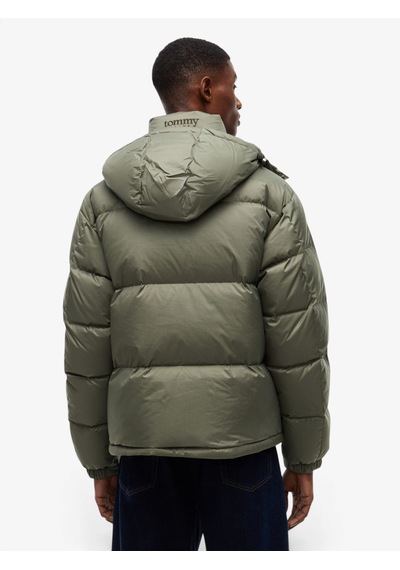 Tommy Hilfiger Tjm Alaska Down Puffer Ext Erkek Yeşil Mont - Dm0dm22036