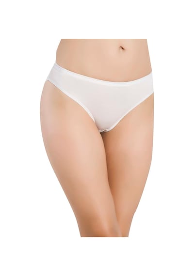 Papatya Kadın Ekru 3'Lü Paket Bambu Bikini  Ekru Kadın Külot Ekru