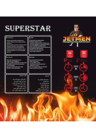 Alevra Mangal Kömürü,kolay Yanan, Mangal Kömürü Jetmen Diğer