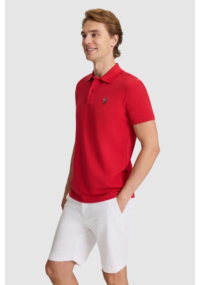 U.S. Polo Assn. U.s. Polo Assn. Erkek Kırmızı Tişört Basic 50326972-vr171 Basıc Kırmızı