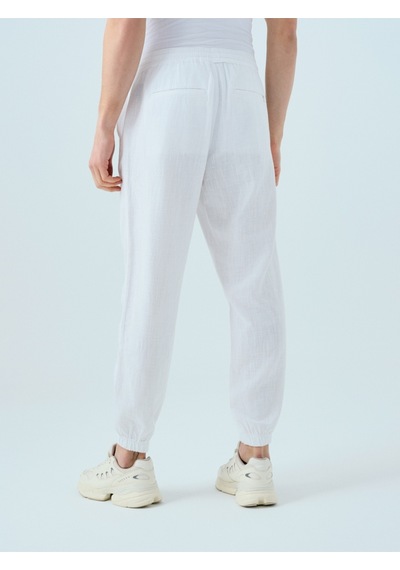 Regular Fit Erkek Pantolon Beyaz