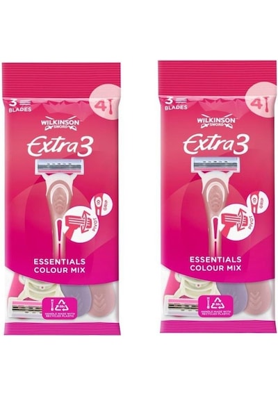 Wilkinson Sword Ekstra 3 Beauty Kullan At Kadın Tıraş Bıçağı 2'li