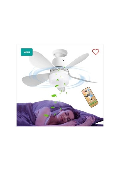 Kumandalı Fan, 62w Led Ampul Dimmerli