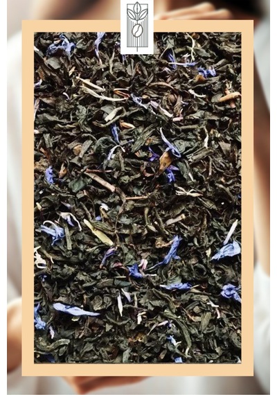 Premium Blue Flowers Black Tea 100g, Mavi Çiçekli Siyah Çay