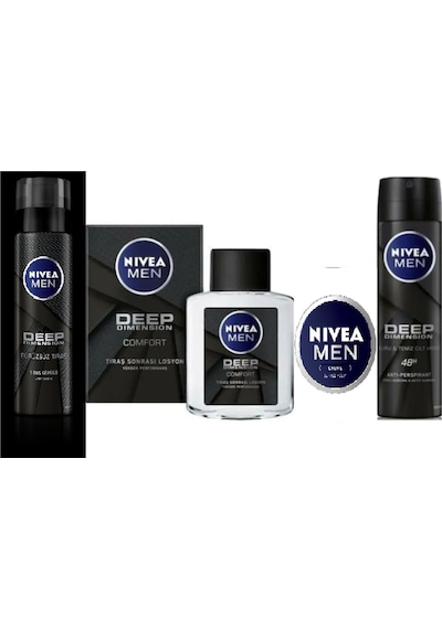 Nivea Men Deep Dimension Bakım Seti 4'lü